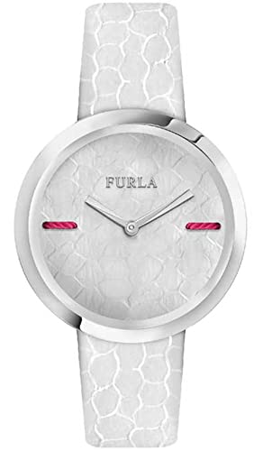 FURLA Damen Analog Quarz Uhr mit Leder Armband R4251110504 von FURLA