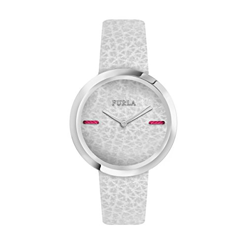 FURLA Damen Analog Quarz Uhr mit Leder Armband R4251110509 von FURLA