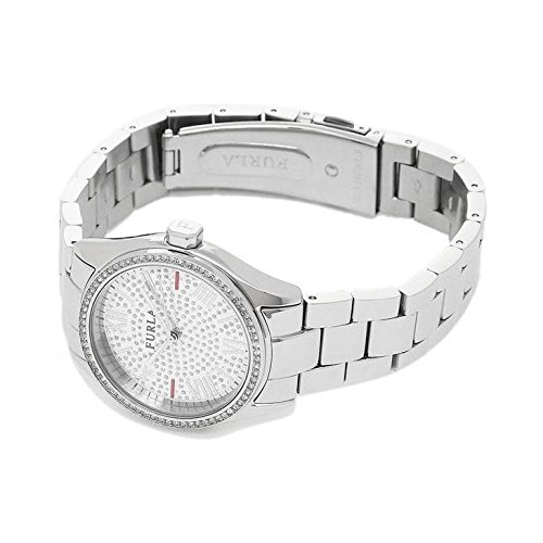FURLA Damen Datum klassisch Quarz Uhr mit Edelstahl Armband R4253101515 von Furla