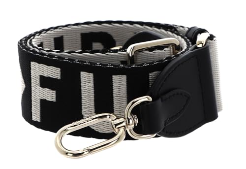 FURLA Nastro Logato Fiona Shoulder Strap Nero Perla von Furla