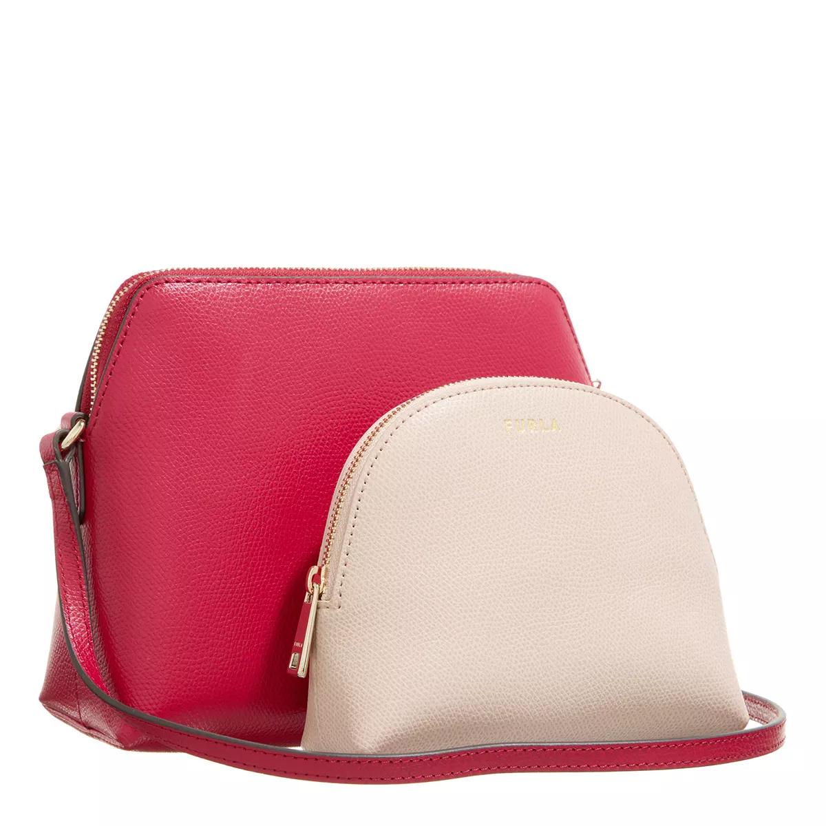 Furla Crossbody Bags - Furla Camelia Mini Crossbody Set - Gr. unisize - in Rot - für Damen von Furla