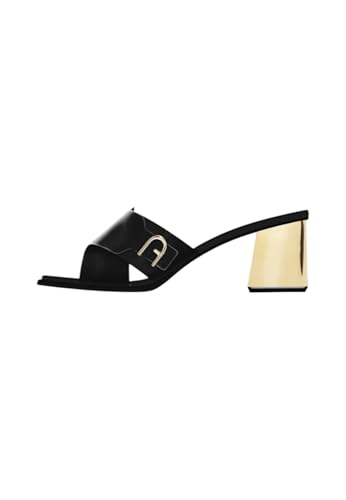 Furla Damen Hausschuhe Leder YJ41HICA0203, Schwarz , 39 EU von Furla