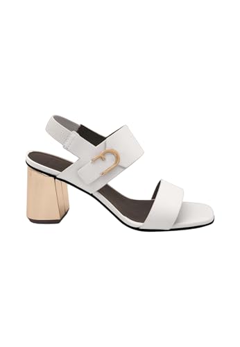 Furla Damen-Sandalen mit Absatz Leder YJ42HICA0203, cremeweiß, 39 EU Furla Damen-Sandalen mit Absatz Leder YJ42HICA0203, cremeweiß, 39 EU von Furla