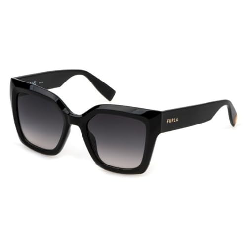 Furla Damen Sfu810 Sonnenbrille, Schwarz (Shiny Black), 53/20/140 von Furla