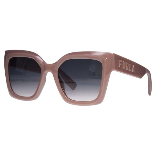 Furla Damen Sfu810v Sonnenbrille, glänzendes beige, 53/20/140 Furla Damen Sfu810v Sonnenbrille, glänzendes beige, 53/20/140 von Furla