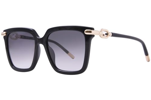 FURLA Sunglasses SFU713 Shiny Black 53/17/140 Damen Brille, schwarz (Shiny Black), 53/17/140 von Furla