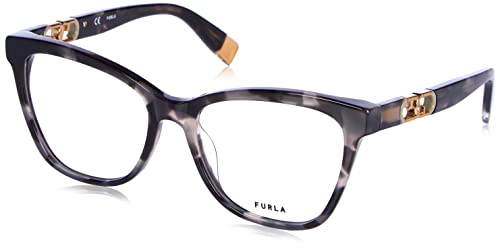 Furla Damen Vfu633 Sonnenbrille, Shiny Grey/Black Havana, 66 von Furla