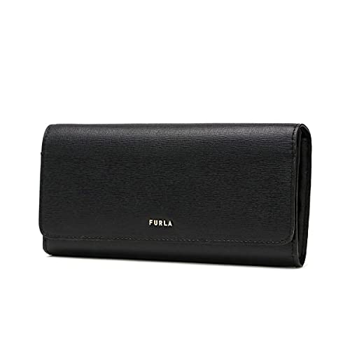 Furla Geldbörse Babylon Continental Schwarz Kalbsleder Metall 19,5 x 10 x 3 cm Klassisch Erwachsener Frau Wallet mit vielen Kartenfächern und Münzfach Furla Geldbörse Babylon Continental Schwarz Kalbsleder Metall 19,5 x 10 x 3 cm Klassisch Erwachsener Frau Wallet mit vielen Kartenfächern und Münzfach von Furla