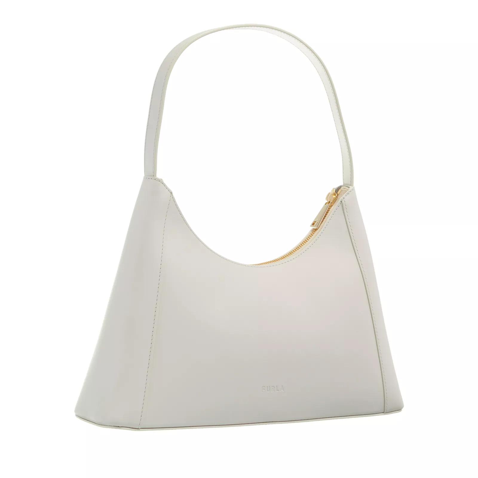 Furla Hobo Bag - Furla Diamante S Shoulder Bag - Gr. unisize - in Creme - für Damen von Furla