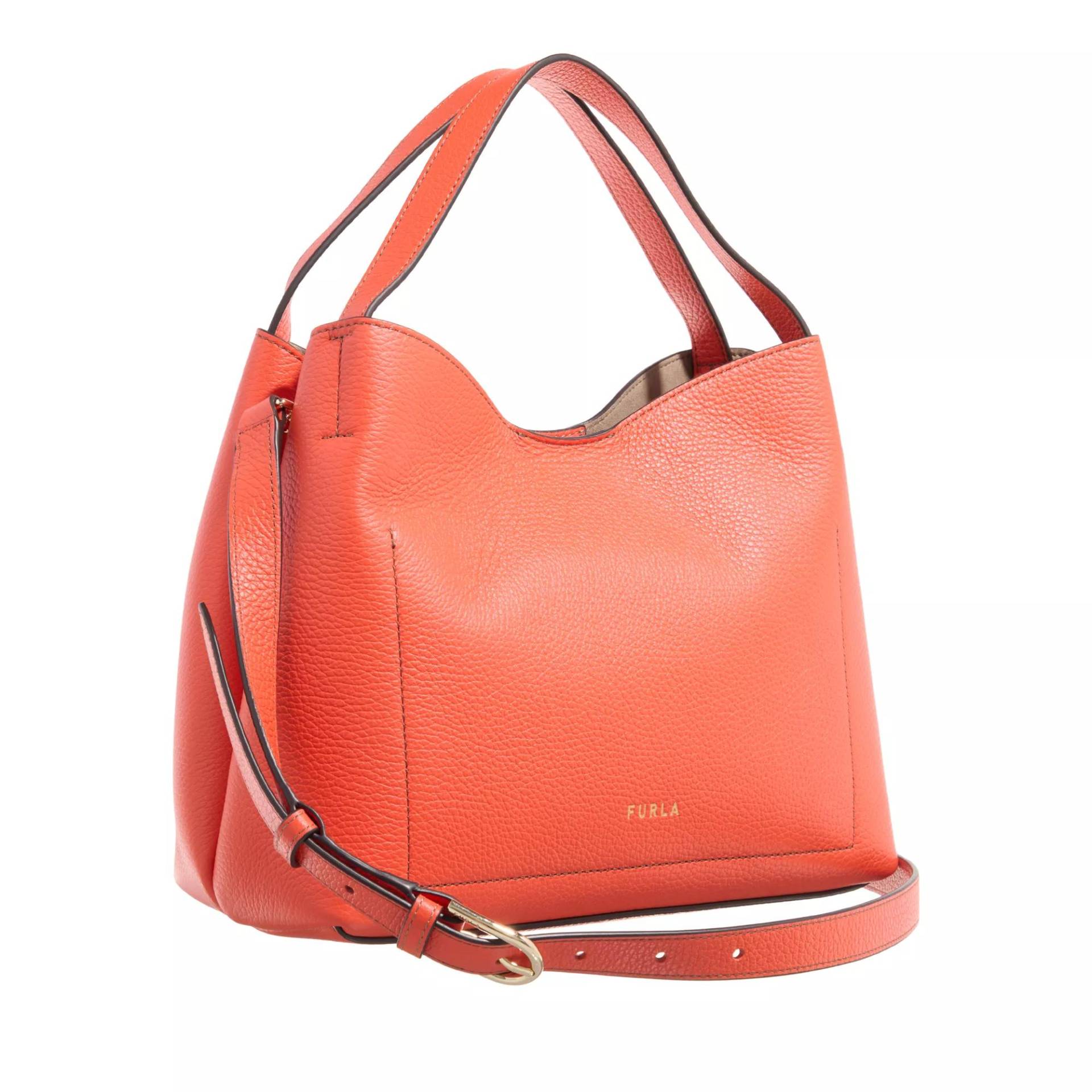 Furla Hobo Bag - Furla Primula S Hobo - Gr. unisize - in Orange - für Damen von Furla