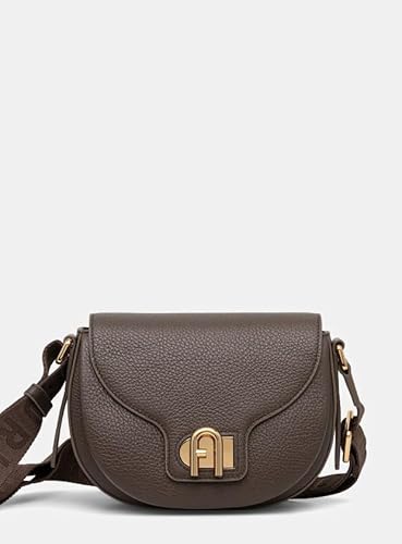 Furla Leder Umhängetasche Lotus Mini Crossbody Bag Mogano + Toni Mogano dunkelbraun von Furla
