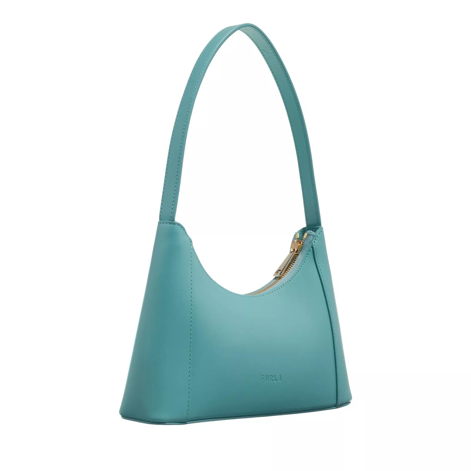 Furla Pochettes - Furla Diamante Mini Shoulder Bag - Gr. unisize - in Blau - für Damen von Furla