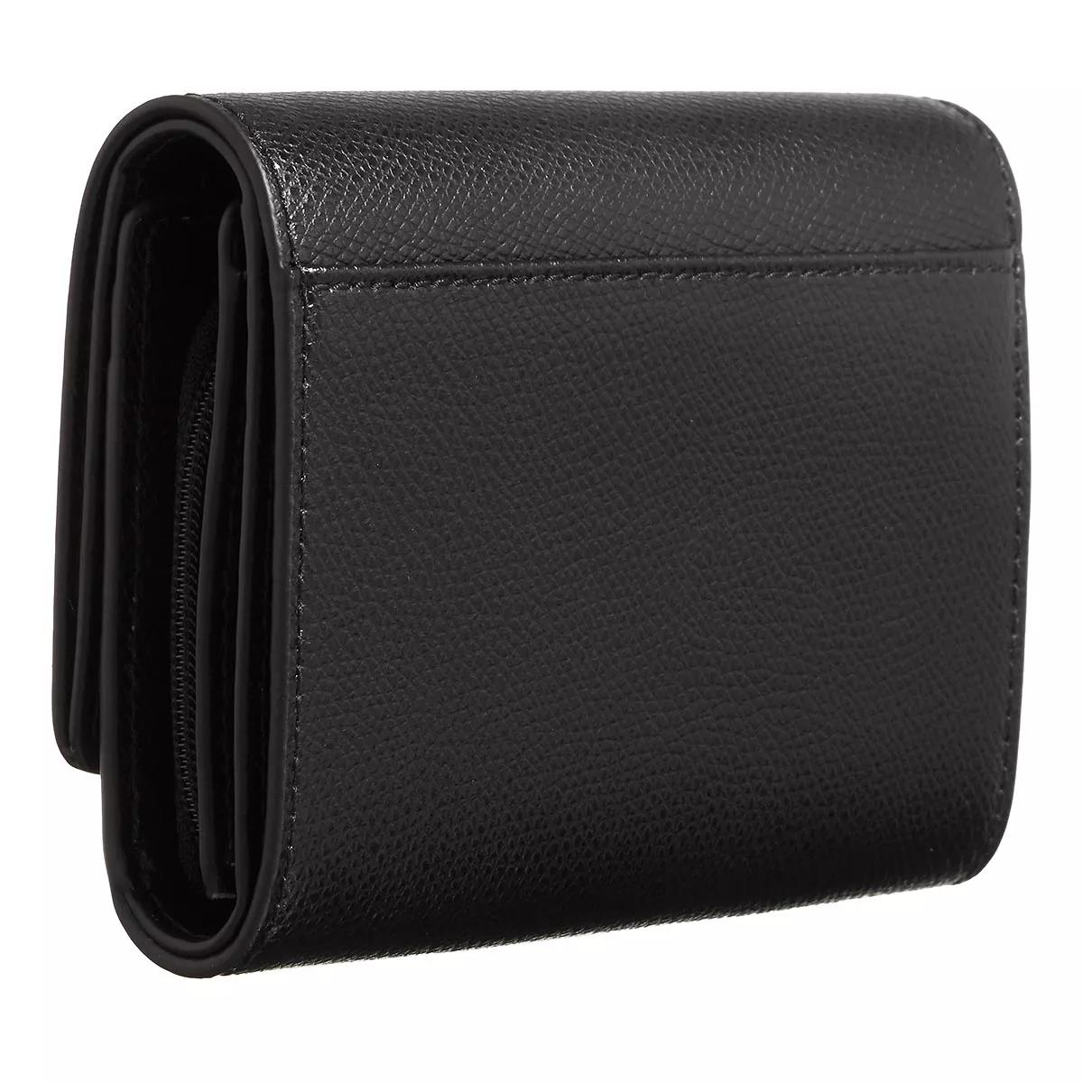 Furla Portemonnaie - Furla Camelia M Compact Wallet Flap - Gr. unisize - in Schwarz - für Damen von Furla