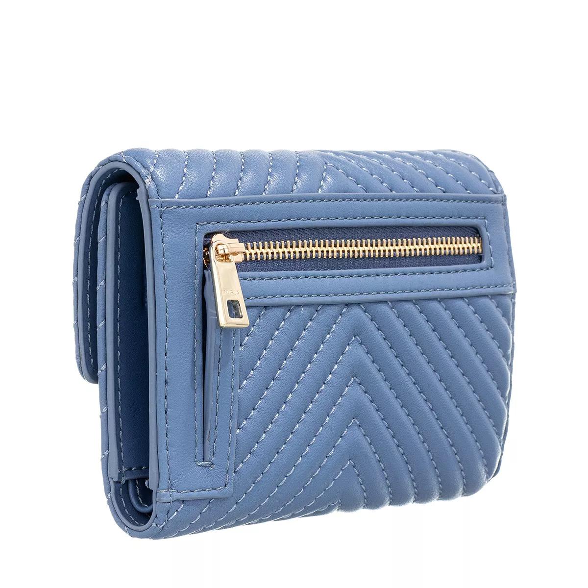 Furla Portemonnaie - Furla Pop Star M Compact Wallet - Gr. unisize - in Blau - für Damen von Furla