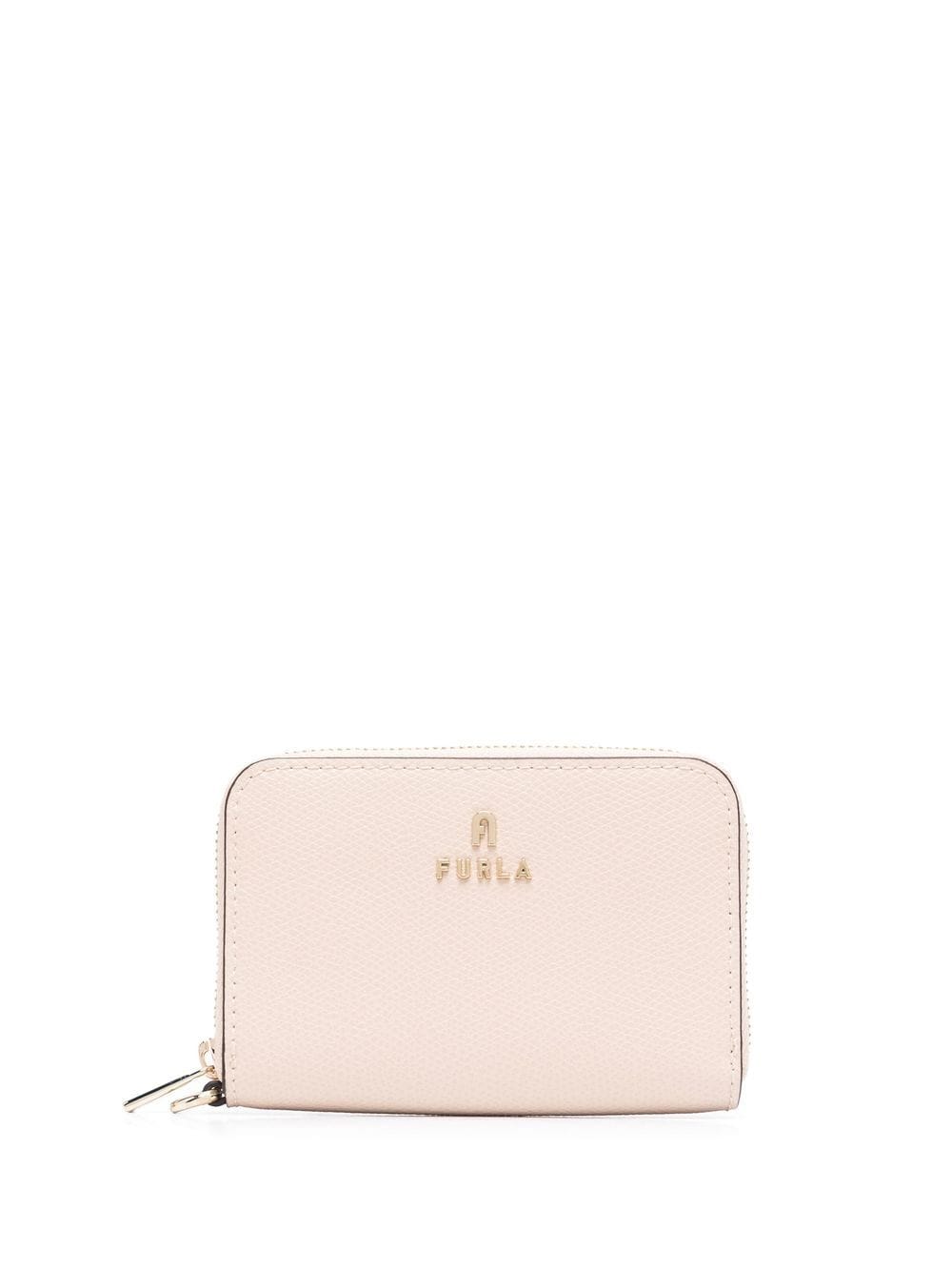 Furla Portemonnaie mit Logo-Schild - Nude von Furla