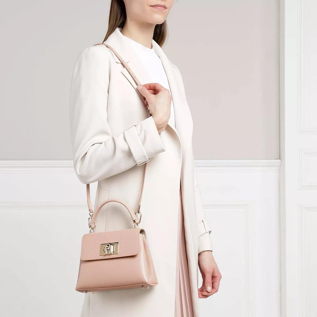 Furla Satchel Bag - Furla 1927 Mini Top Handle Ares - Gr. unisize - in Beige - für Damen von Furla