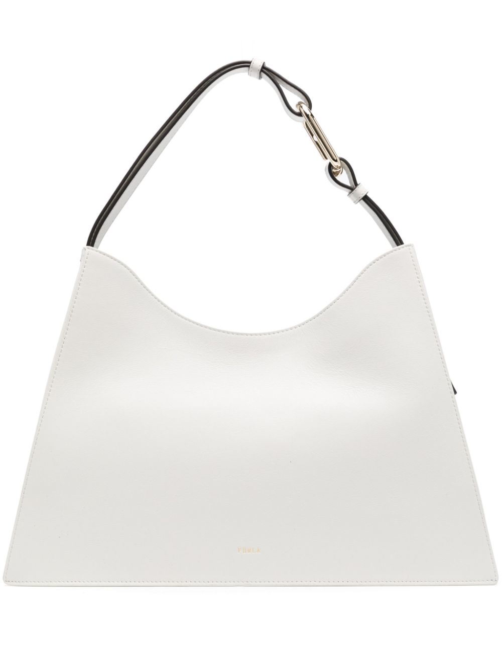 Furla Schultertasche mit Logo-Prägung - Nude von Furla