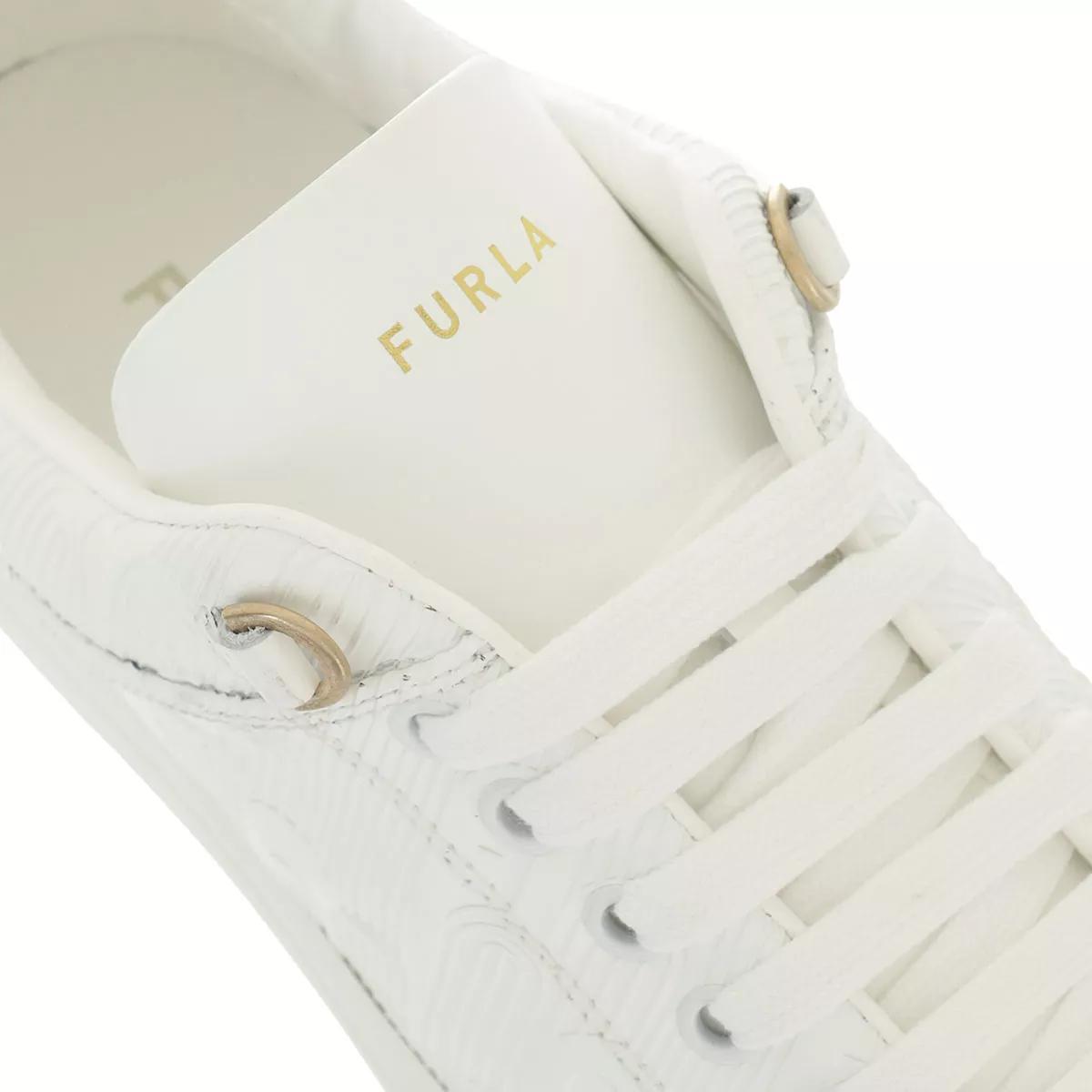 Furla Sneakers - Hikaia Low Lace-Up Sneaker T. 20 - Gr. 38 (EU) - in Weiß - für Damen von Furla