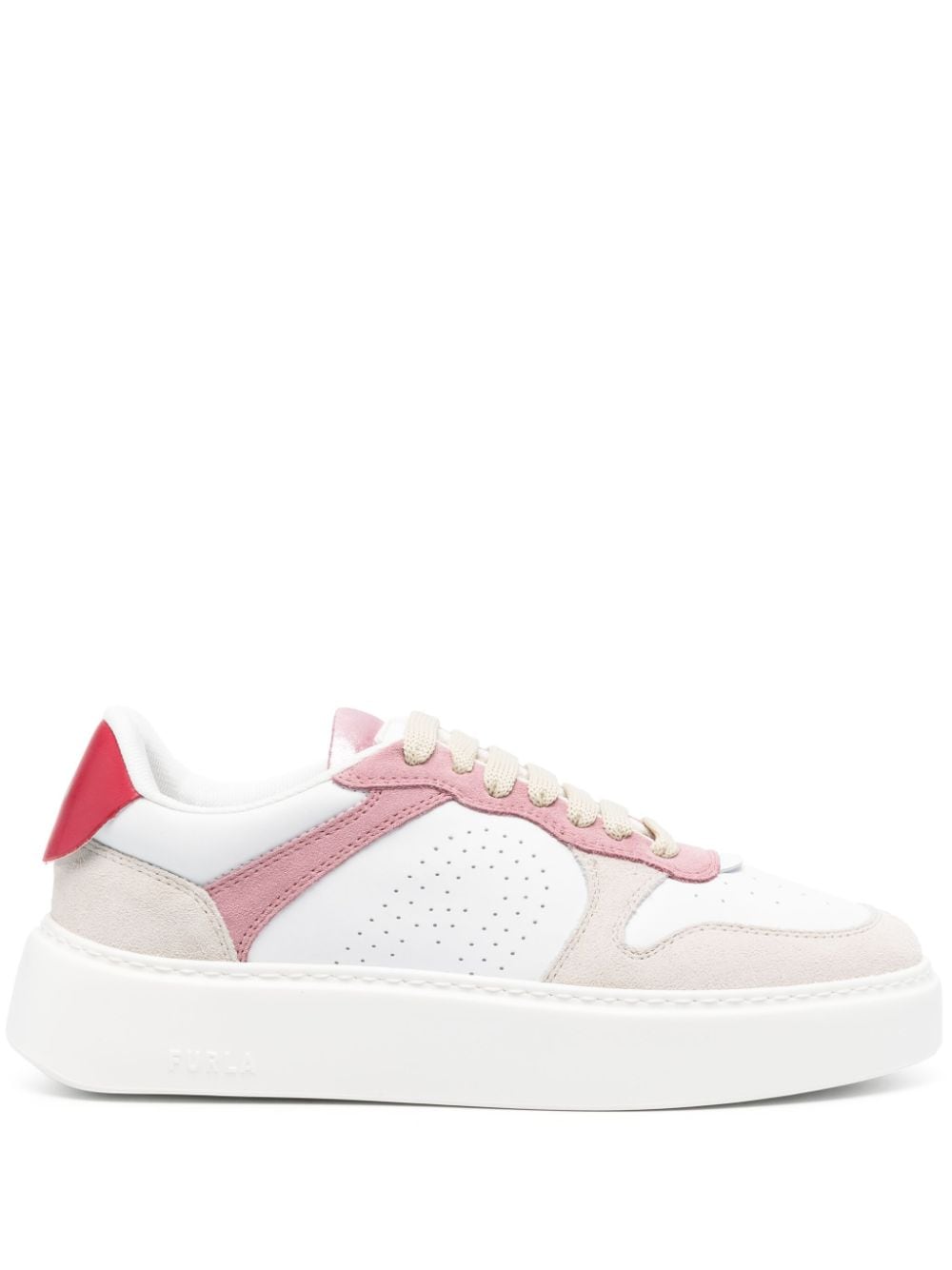 Furla Sport Sneakers in Colour-Block-Optik - Weiß von Furla