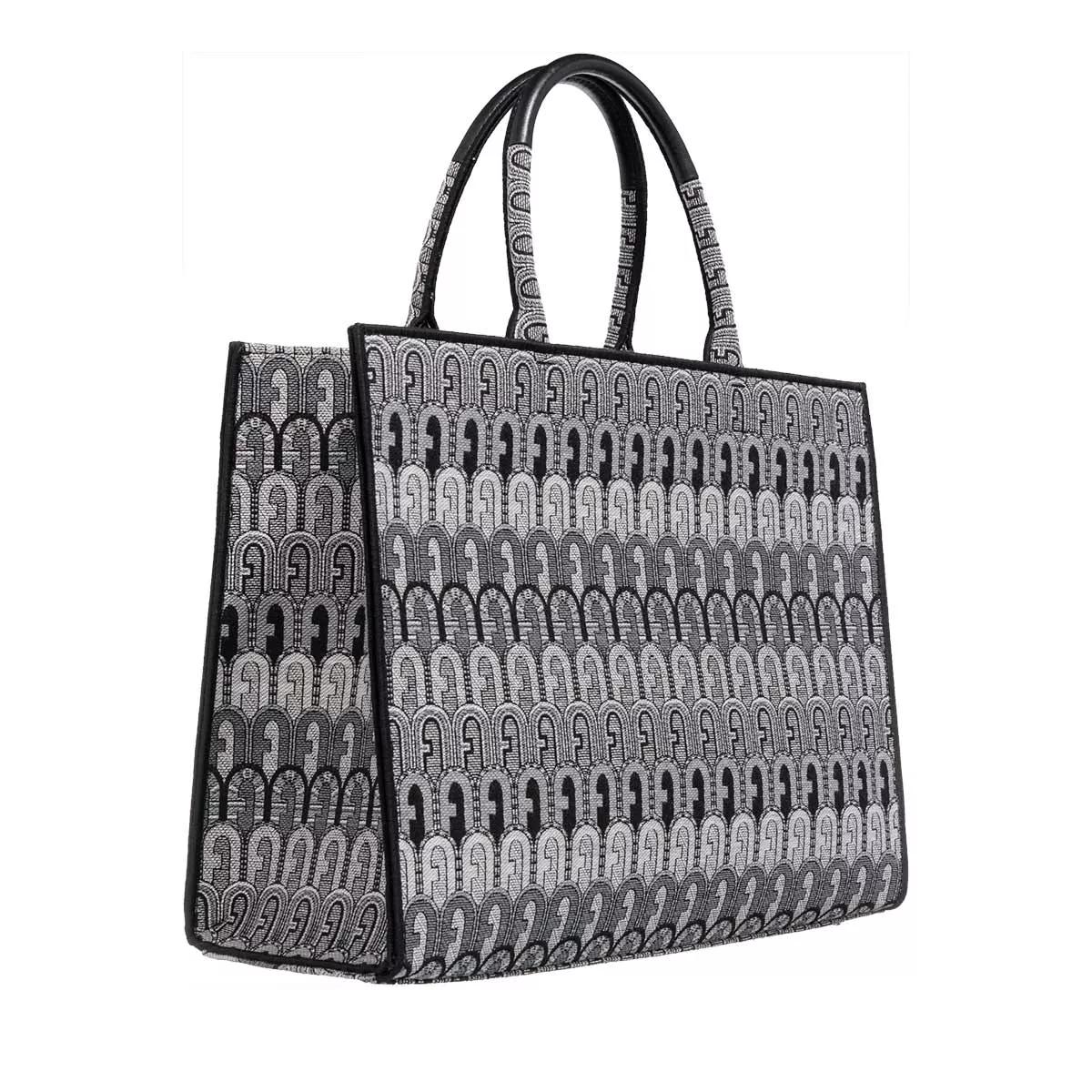 Furla Tote - Furla Opportunity L Tote - Tessuto Jacquard Arco E - Gr. unisize - in Grau - für Damen von Furla