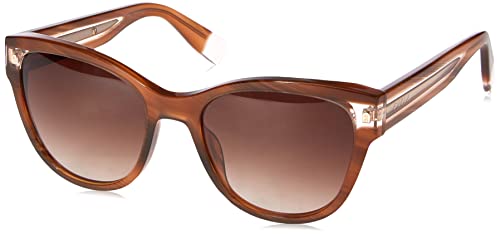 Furla Unisex SFU593V Sunglasses, Brown, 54 von Furla