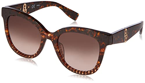 Furla Unisex SFU595 Sunglasses, Brown, 52 von Furla