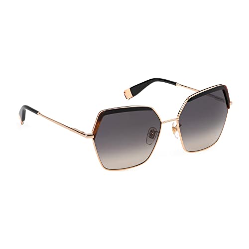 Furla Unisex SFU599V Sunglasses, Shiny Rose Gold, 58 von Furla