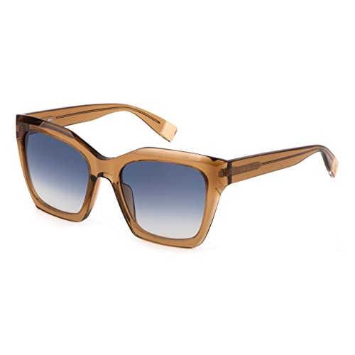 Furla Unisex SFU621V Sunglasses, Shiny Transp.Cognac (0d67), 53 von Furla