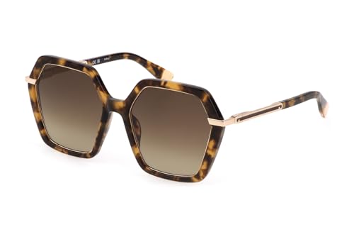 Furla Unisex SFU691 Sunglasses, 0710 Avana Marron Lucida, 54mm Furla Unisex SFU691 Sunglasses, 0710 Avana Marron Lucida, 54mm von Furla