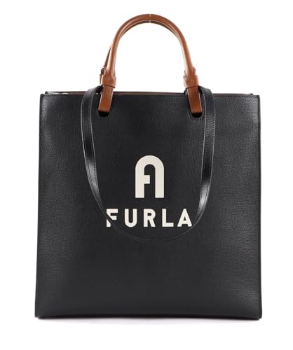 Furla Varsity NS Tote L Nero + Perla e von Furla