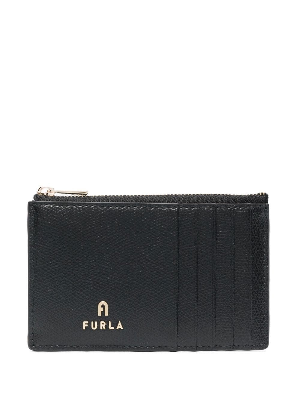 Furla Portemonnaie mit Logo-Schild - Schwarz von Furla