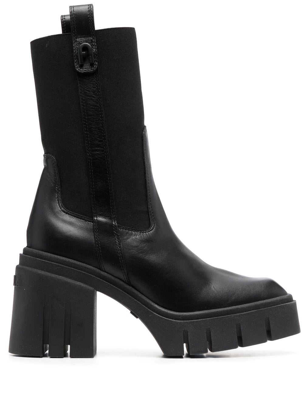 Furla Stiefel mit Blockabsatz 95mm - Schwarz von Furla