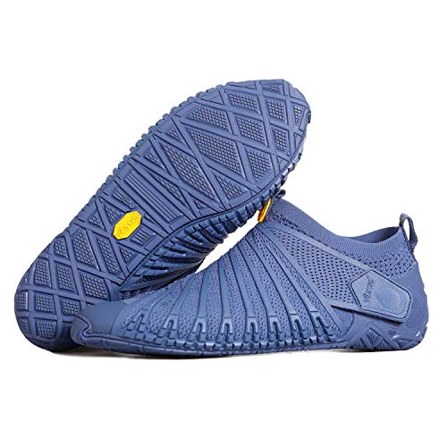 Furoshiki Vibram Original Knit High Men, Size:41;Color:Navy von Furoshiki