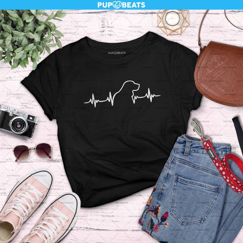 Beagle Herzschlag | Unisex-Shirt Hundeliebhaber Geschenkidee Herzschlag-Design Geschenk von FursonalizeCo