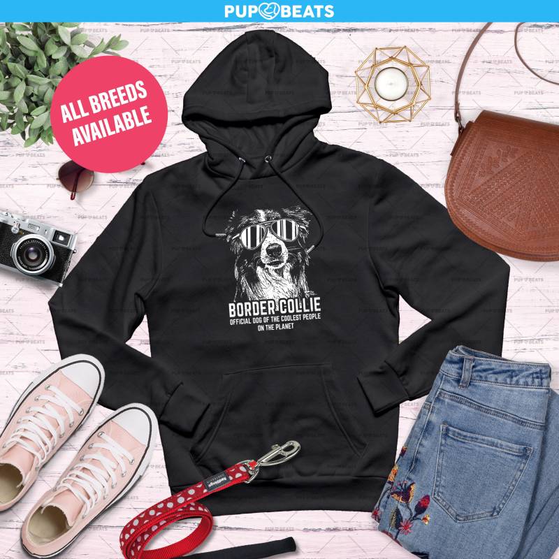 Border Collie Offizieller Hund Der Coolsten Menschen Welt | Hoodie Welpe Geschenk Perfektes Für Hundebesitzer von FursonalizeCo