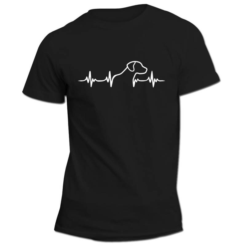 Rhodesian Ridgeback Herzschlag | Unisex-Shirt Hundeliebhaber Geschenkidee Perfektes Geschenk Für Hundebesitzer von FursonalizeCo