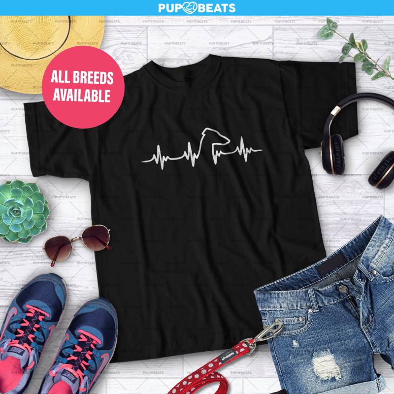 Windhund Herzschlag | Unisex-Shirt Hundeliebhaber Geschenkidee Herzschlag-Design Perfektes Geschenk Für Hundebesitzer von FursonalizeCo