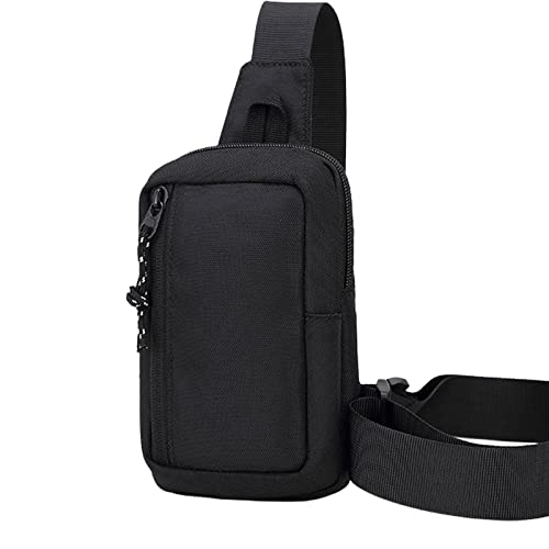 Furtryvl 2 Pcs Sling Bag, Sling Brusttasche - Mode Herren Umhängetasche 0,Verstellbare Umhängetasche, leichte Umhängetasche für Schulter, Sport, Outdoor von Furtryvl