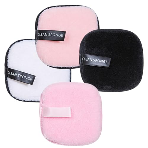 Furtryvl Wiederverwendbare Make-up-Entferner-Pads, 4 Stück, wiederverwendbare Gesichtspads für Gesichtsreinigung, waschbare Make-up-Entferner, Reinigungspads für Reisen, tägliche Pflege Furtryvl Wiederverwendbare Make-up-Entferner-Pads, 4 Stück, wiederverwendbare Gesichtspads für Gesichtsreinigung, waschbare Make-up-Entferner, Reinigungspads für Reisen, tägliche Pflege von Furtryvl