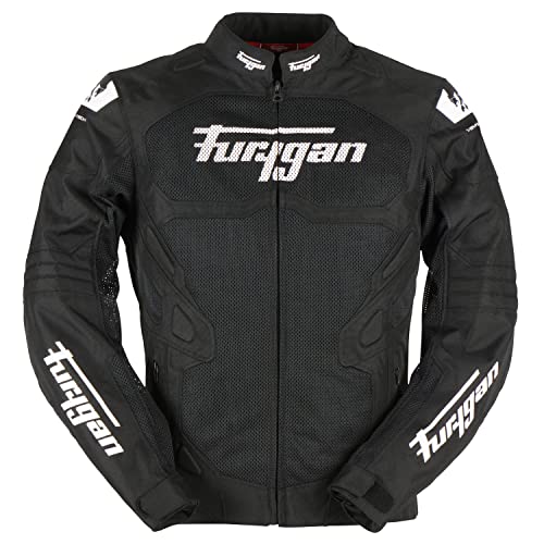 Furygan Herren Atom Vented Evo JACKEN UND MÄNTEL, Schwarz-Weiß, M EU von Furygan