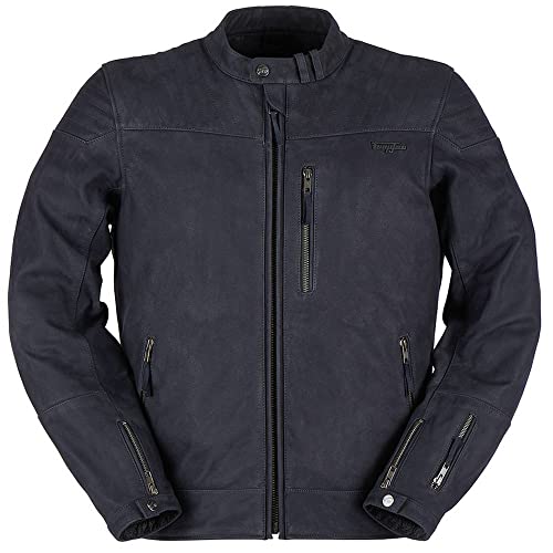 Furygan Herren Clint EVO Motorradjacke-Dreigenäht-Leicht & atmungsaktiv-D30 Schulter- und Ellbogenschutz, Farbe: Schwarz oder Blau von Furygan