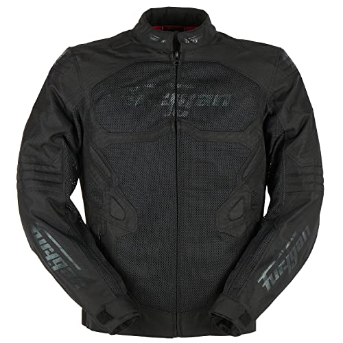 Furygan Herren-Motorradjacke ATOM VENTED EVO - Erweiterter Schulter- und Ellbogenschutz D3O - Atmungsaktiv - Verstellbare Ärmel - Verschiedene Größen von Furygan