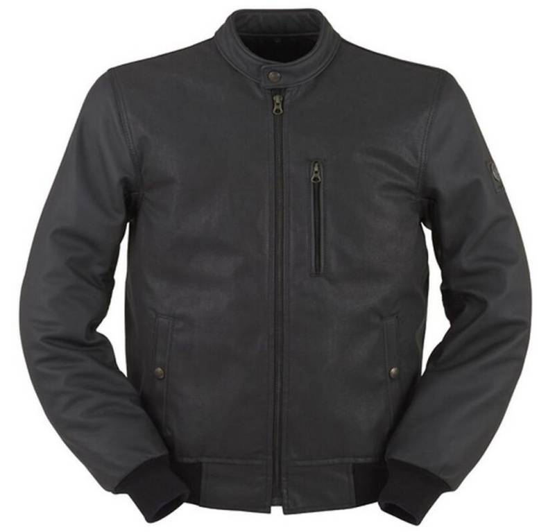 Furygan Motorradjacke Furygan Clark Leder-/Wachsjacke schwarz XL von Furygan