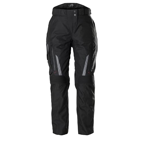 Furygan Women's Killington Lady-CE-zugelassene Motorradhose-Wasserdicht mit D3O-Protektoren-Abnehmbares Thermofutter-Belüftet-Verbindungsreißverschluss, Schwarz-Grau, L Furygan Women's Killington Lady-CE-zugelassene Motorradhose-Wasserdicht mit D3O-Protektoren-Abnehmbares Thermofutter-Belüftet-Verbindungsreißverschluss, Schwarz-Grau, L von Furygan