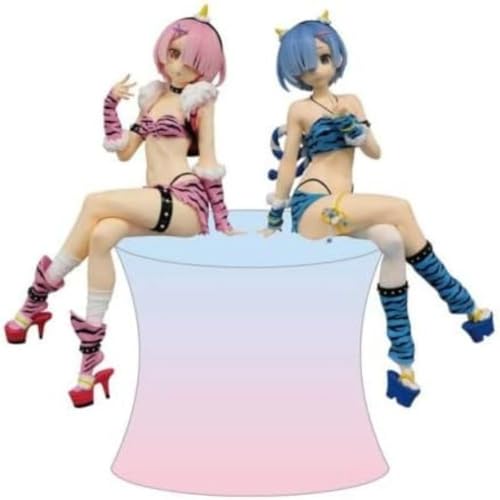 Furyu Re:Zero Noodle Stopper PVC Figuren Rem & Ram 16 cm Chaises Longues, 85% Polyester, 15% Eva, Multicolor, Standard von Furyu