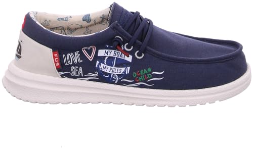 Fusion Damen Slipper in Blau, Größe 39 von Fusion