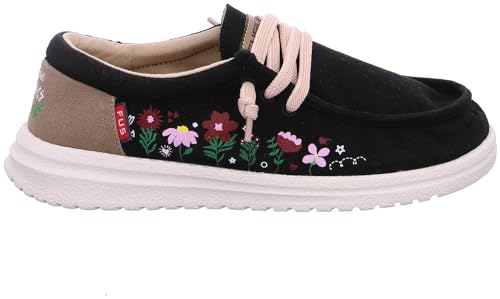 Fusion Damen Slipper in Schwarz, Größe 38 von Fusion