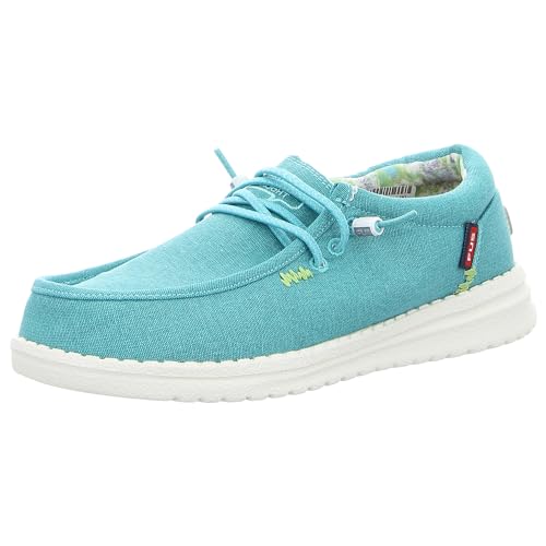 Fusion Emma Washed Canvas Turquoise Größe EU 42 von Fusion
