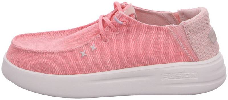 Fusion Fusion Lily Washed Canvas Baby Pink Slipper von Fusion
