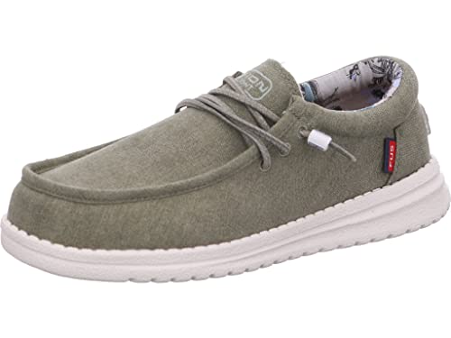 Fusion Herren Leinenschuh in Grün, Größe 44 von Fusion